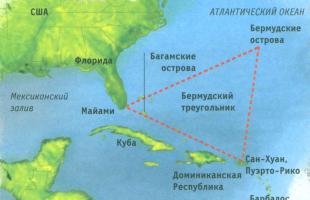 Бермудский треугольник: удачный вымысел или суровая реальность мирового океана Что входит в бермудский треугольник